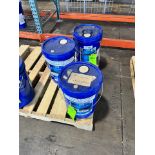(3) 5 GALLON PAILS OF LUBRICANT AND OIL, INCLUDES Belray No Tox Food Grade Penetrating Lubricant,
