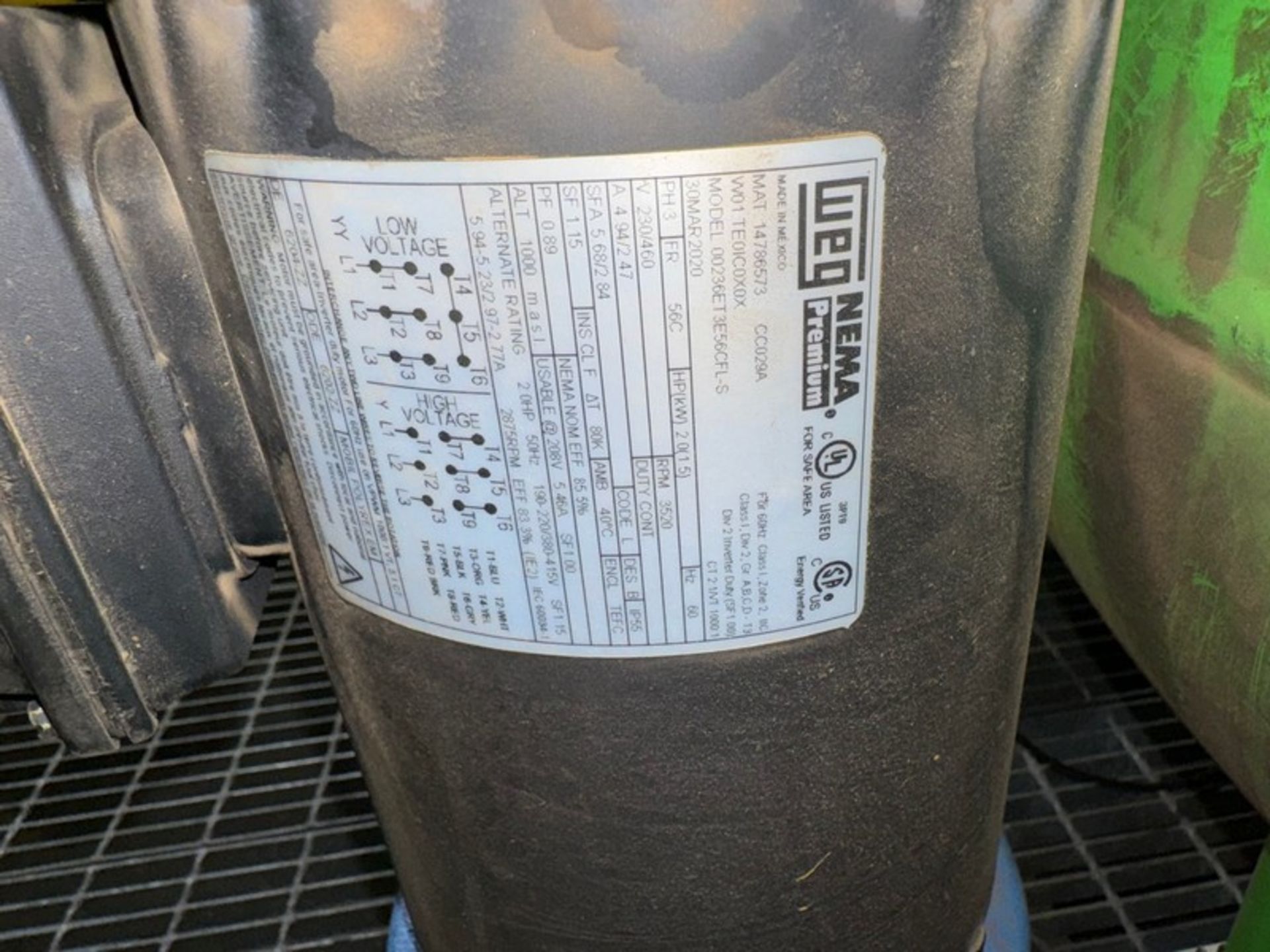 2006 Water Buffer Tank, with 1.5 hp Pump, MAWP: 145 PSI @ 158 F, MDMT: 32 F @ 145 PSI (NOTE: Works - Image 5 of 6