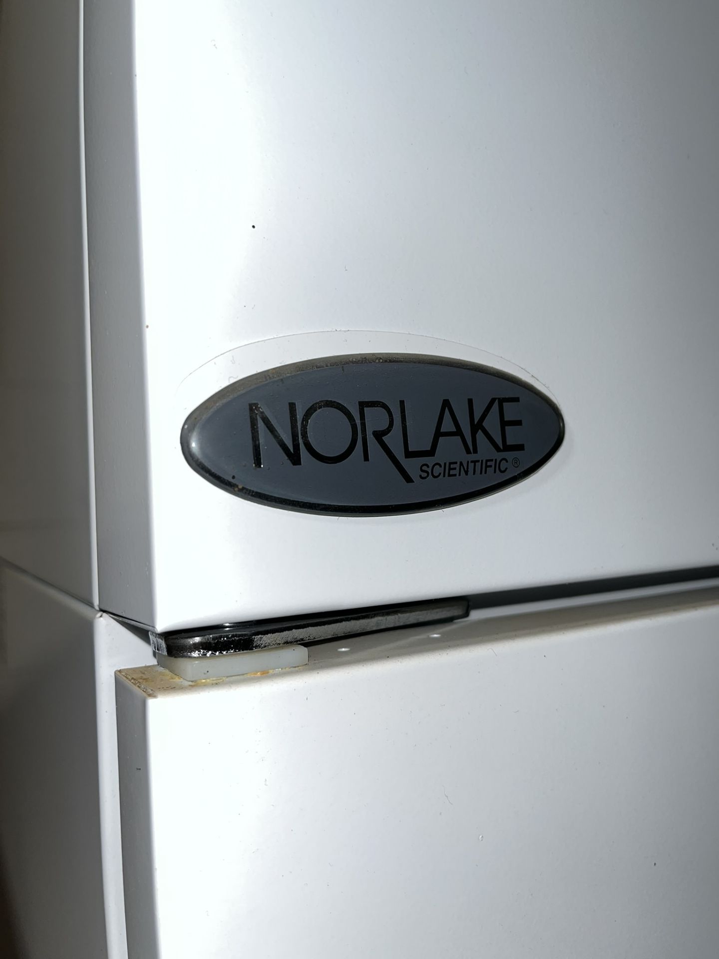 NORLAKE SCIENTIFIC STEEL PAINED WHITE LABORATORY REFRIGERATOR THREE SECTIONS (NEED DIMS) - Image 3 of 6