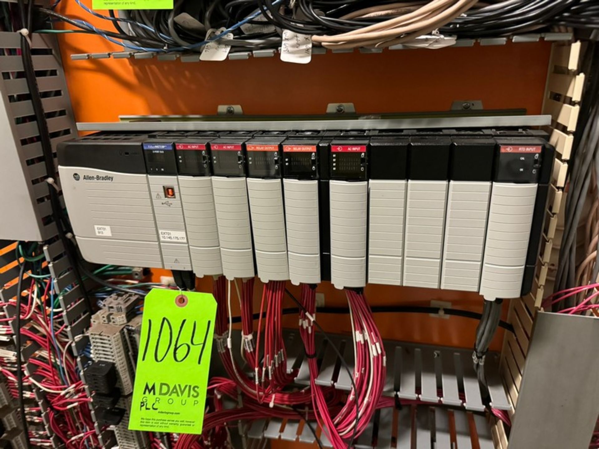 Allen-Bradley 10-Slot PLC (LOCATED IN FREEHOLD, N.J.) (Simple Loading Fee $275) (NOTE: CABINET NOT