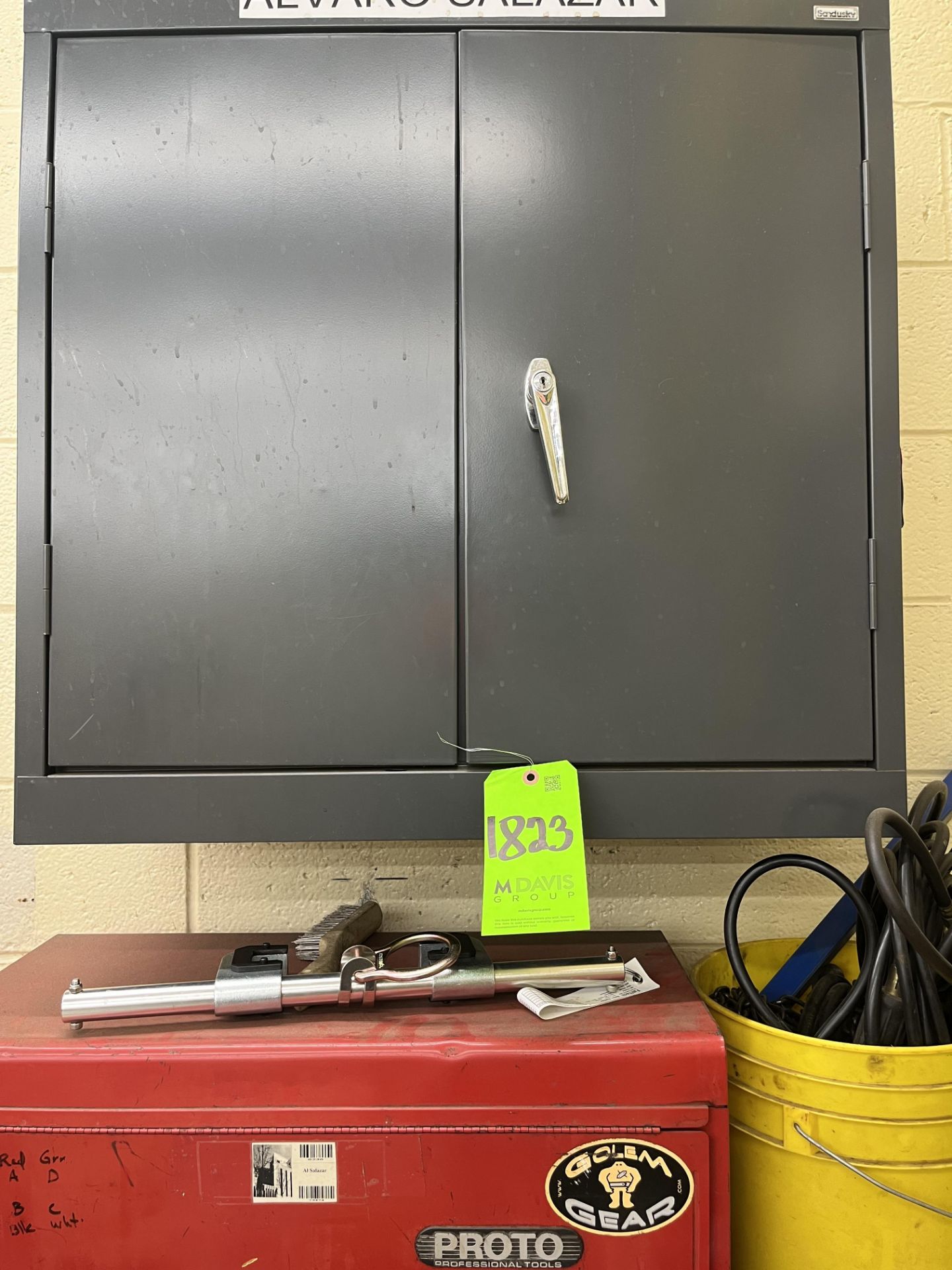 (2)SANDUSKY WALL MOUNTED CABINETS (Simple Loading Fee $220)