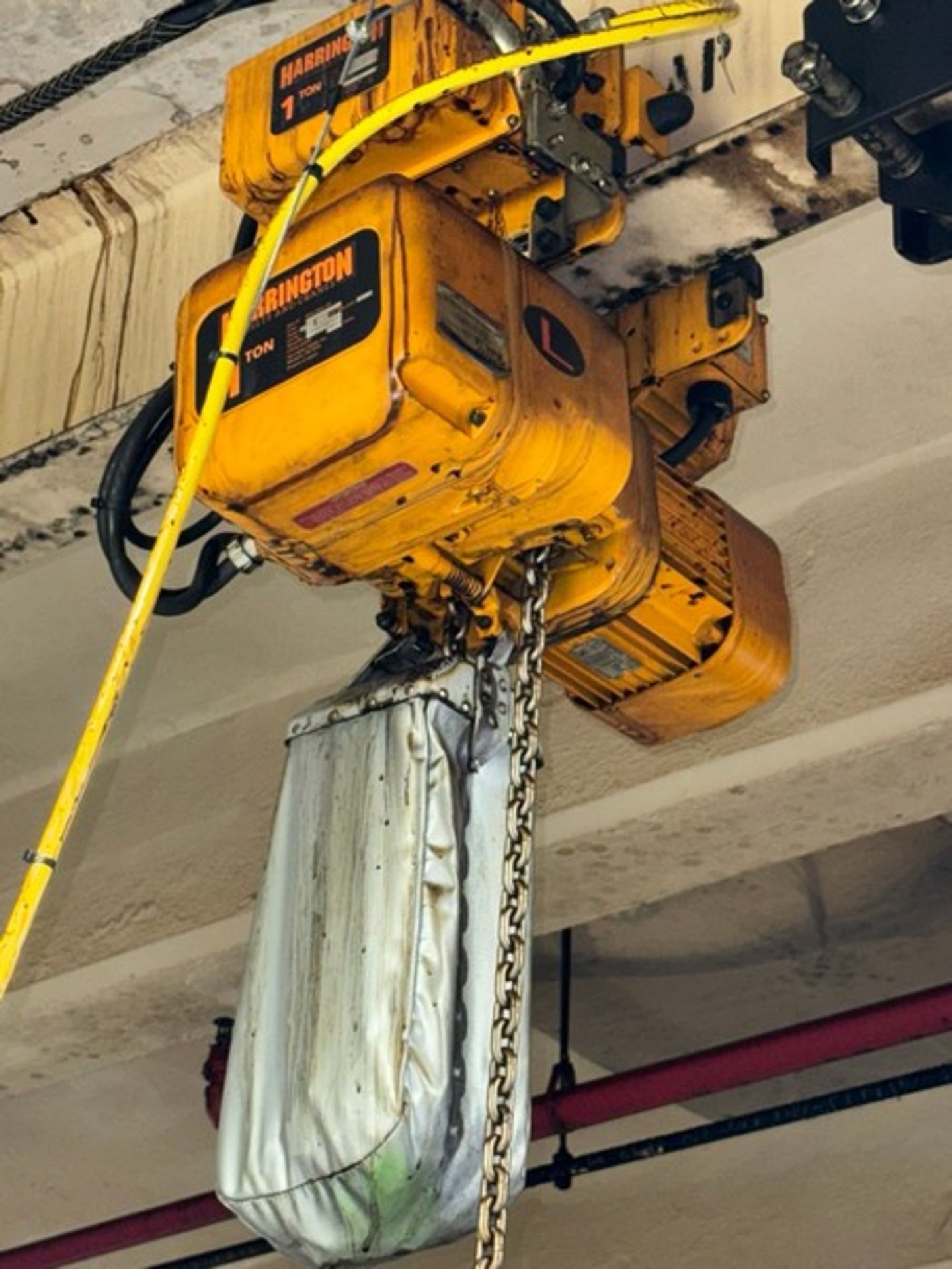 Harrington 1 Ton Electric Hoist, with Hand Control (NOTE: Does Not Include Cross Beam)(LOCATED IN - Image 3 of 4