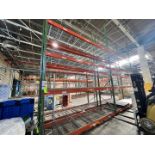PALLET RACKING, 3 UP-RIGHTS, 16 CROSS BEAMS