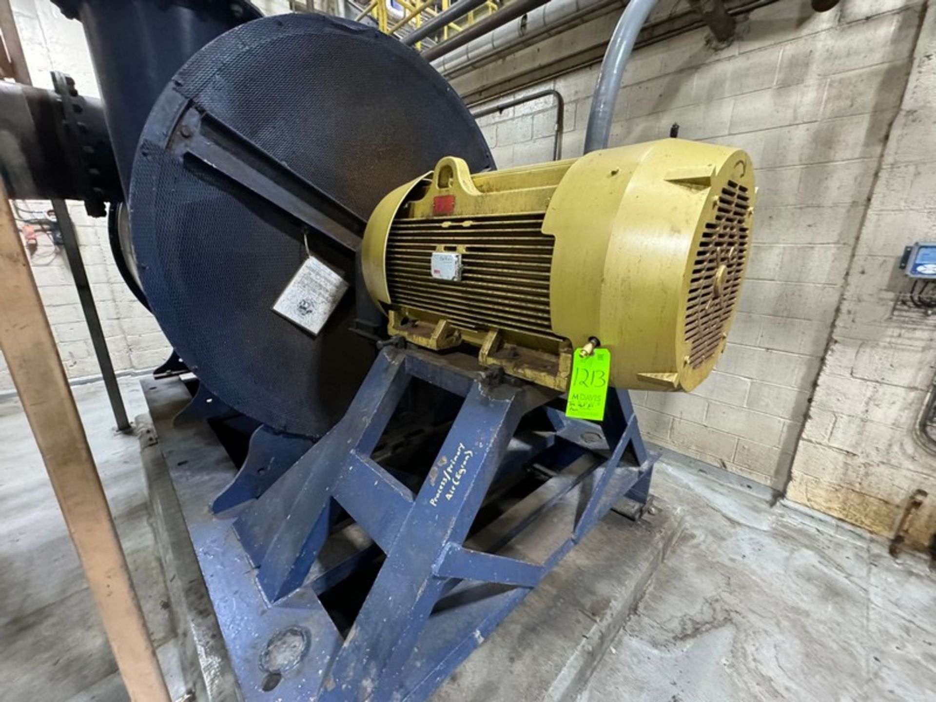 Spencer Hot Air Fan, S/N 254161, Cat. No. 25250, 250 hp @ 2.5 PSI Diff. Press., 1750 RPM, 70 F - Image 7 of 9
