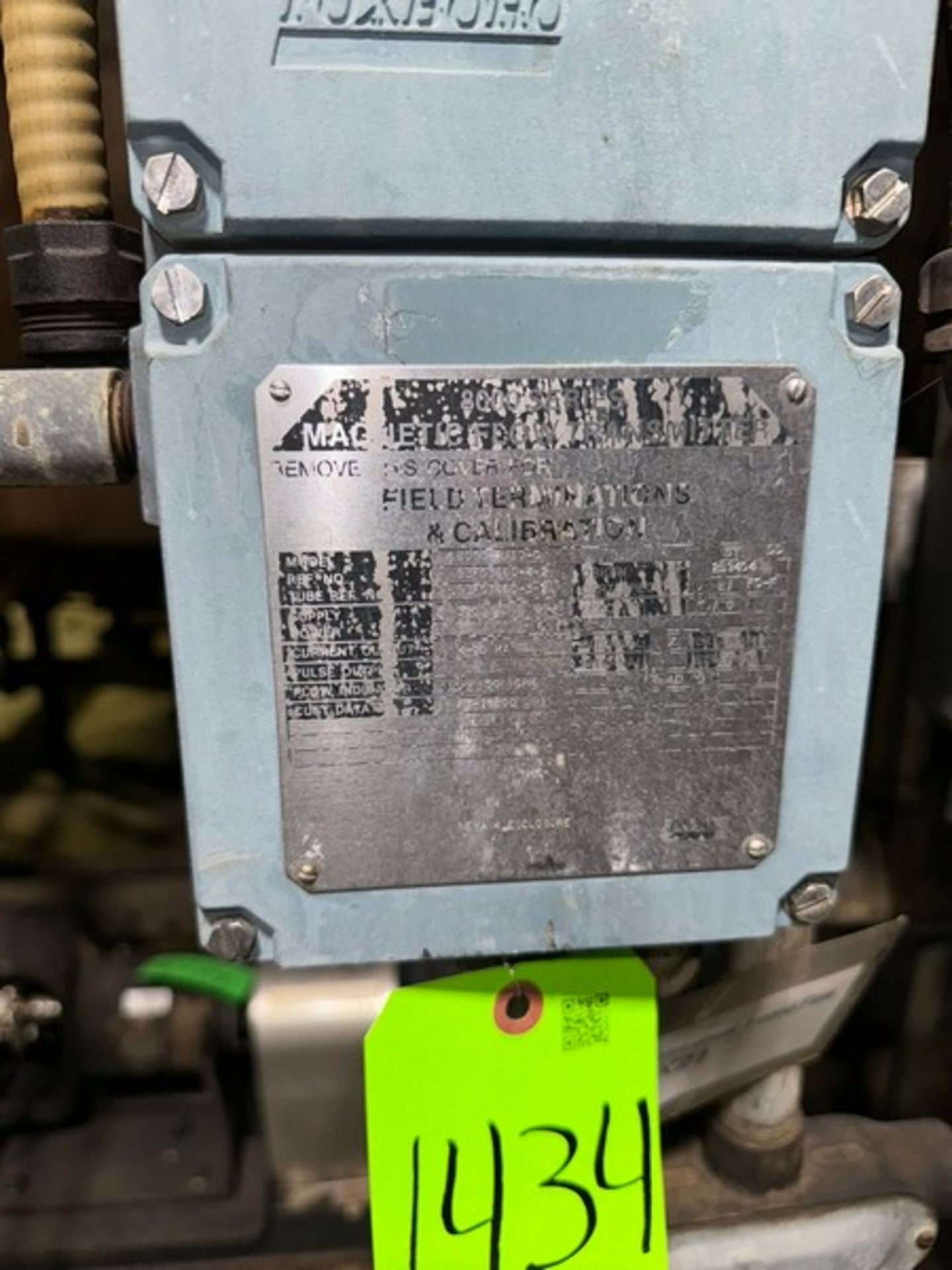 Foxboro Magnetic Flow Meter, M/N 8000 Series, with Digital Read Out (LOCATED IN FREEHOLD, N.J.) - Image 2 of 3