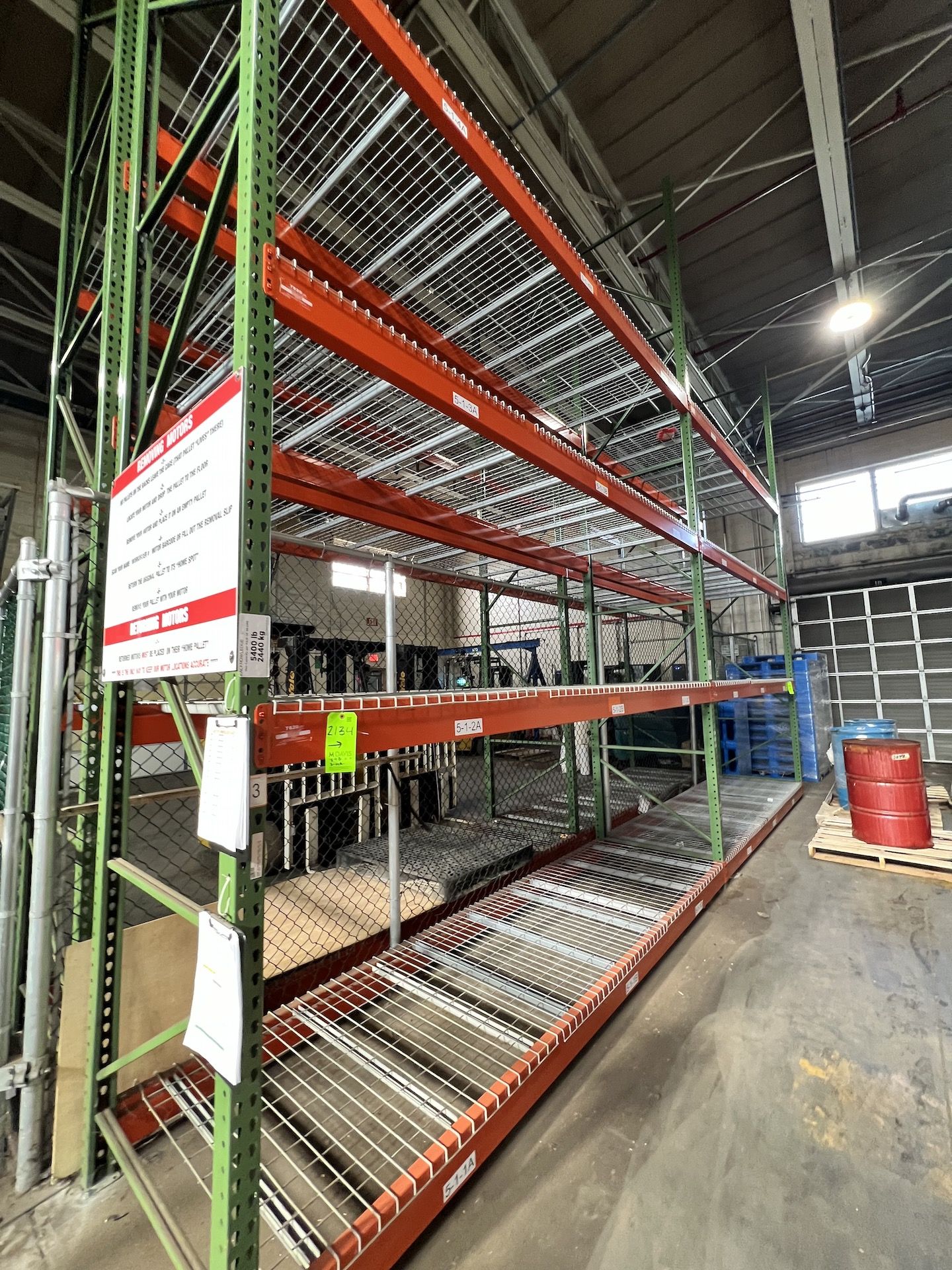 PALLET RACKING, 3 UP-RIGHTS AND 16 CROSS BEAMS - Image 3 of 4