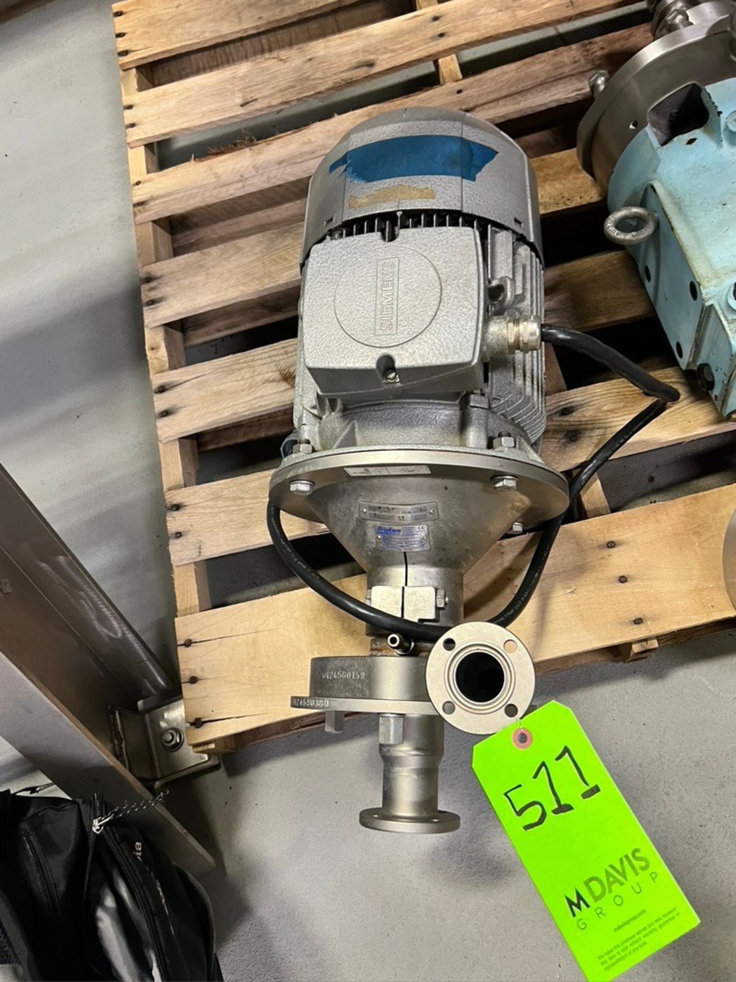 FRISTAM CENTRIFUGAL PUMP, MODEL FP722/150 VB (SIMPLE LOADING FEE $110) - Image 2 of 5