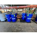 (6) BARRELS ON (2) PALLETS OF Belray No Tox Synthetic Food Grade Oil 150, Product Code # 64238-DR,