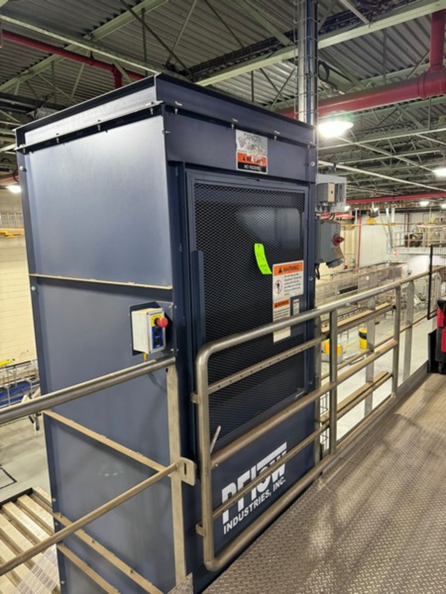 PFlow Industries Inc. 500 lbs. Capacity Elevator (LOCATED IN FREEHOLD, N.J.) (Simple Loading Fee - Image 2 of 8