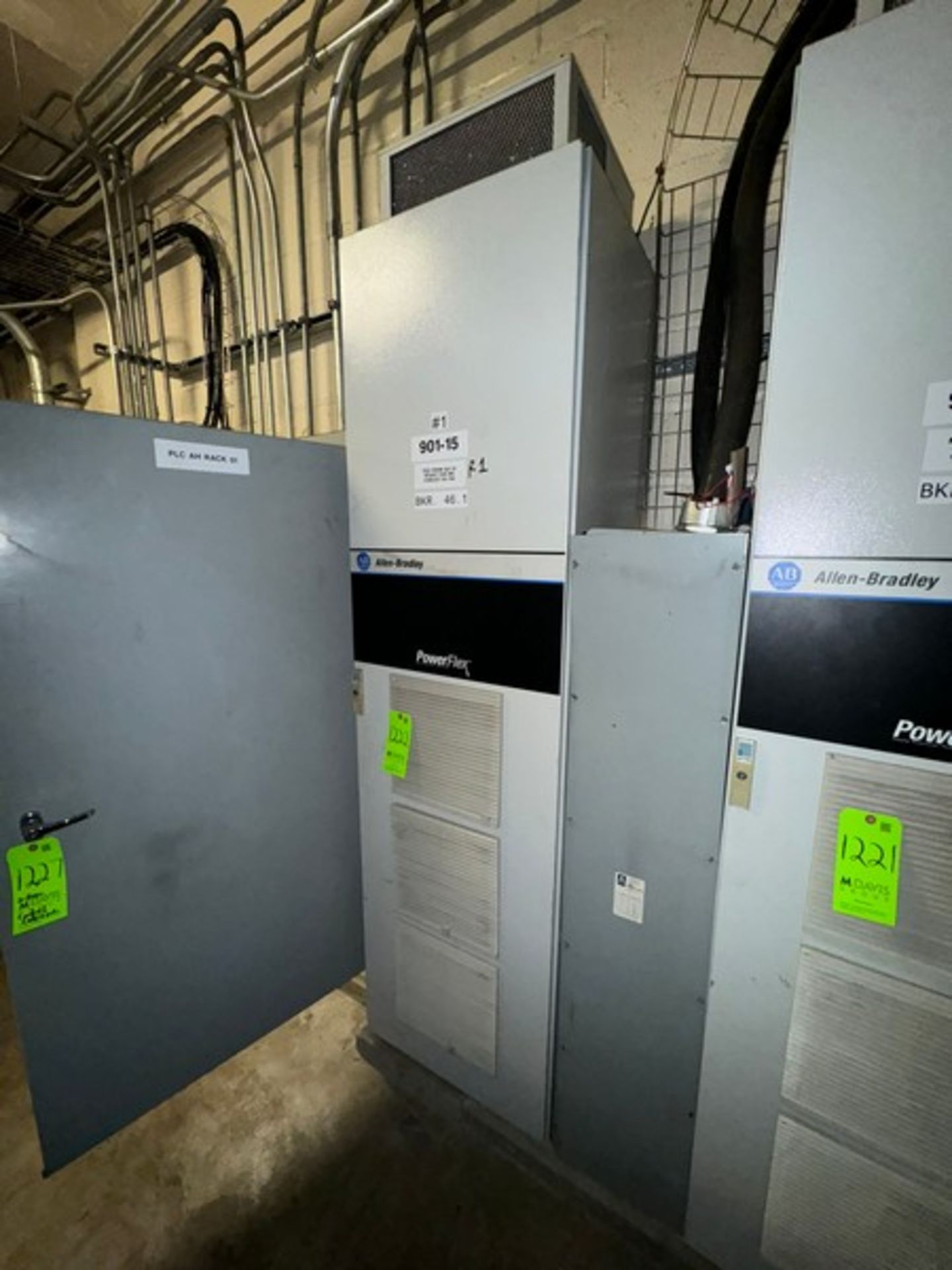 Allen-Bradley PowerFlex Cabinet, Overall Dims. : 2 ft. L x 2 ft. W x 8 ft. H (LOCATED IN FREEHOLD,