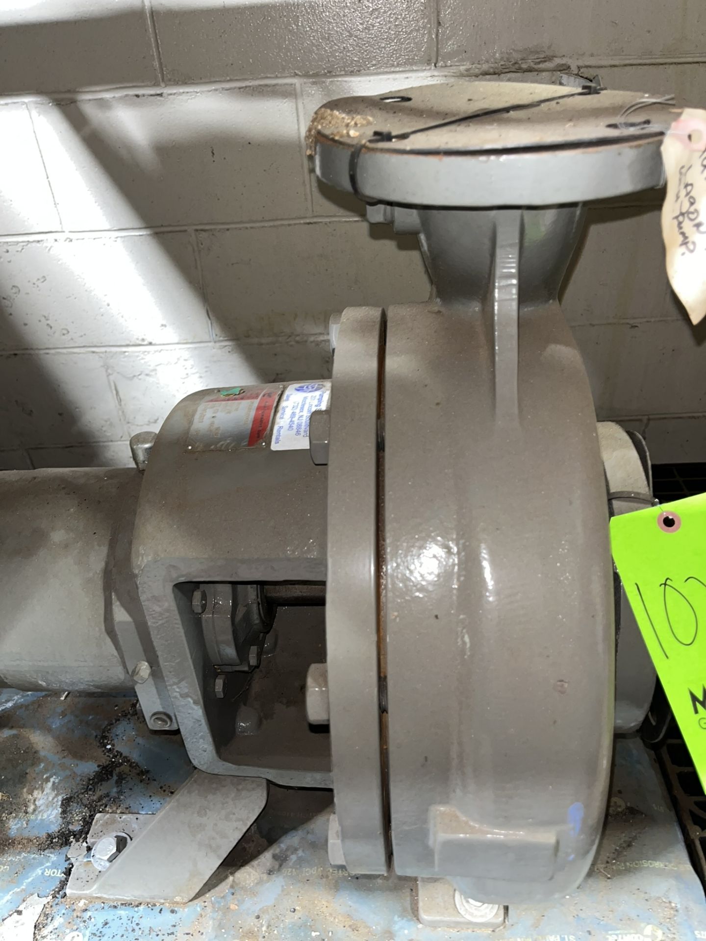 FLOWSERVE SINGLE CASE PUMP SERIAL NO. (Located Freehold, NJ) (Simple Loading Fee $165) - Image 8 of 8