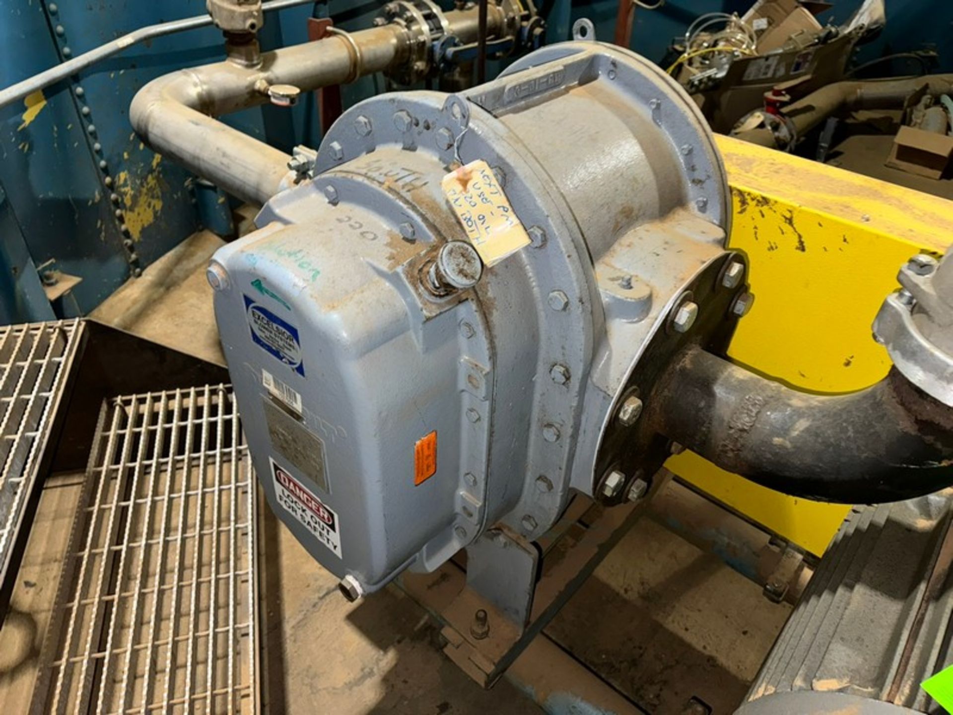 Exscelsior 50 hp Blower Unit, with Baldor Motor, 230/460 Volts, 3 Phase, with Horizontal Receiving - Image 6 of 9