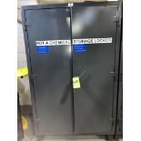 STRONGHOLD HEAVY DUTY STORAGE CABINET INCLUDES CONTENTS INSIDE