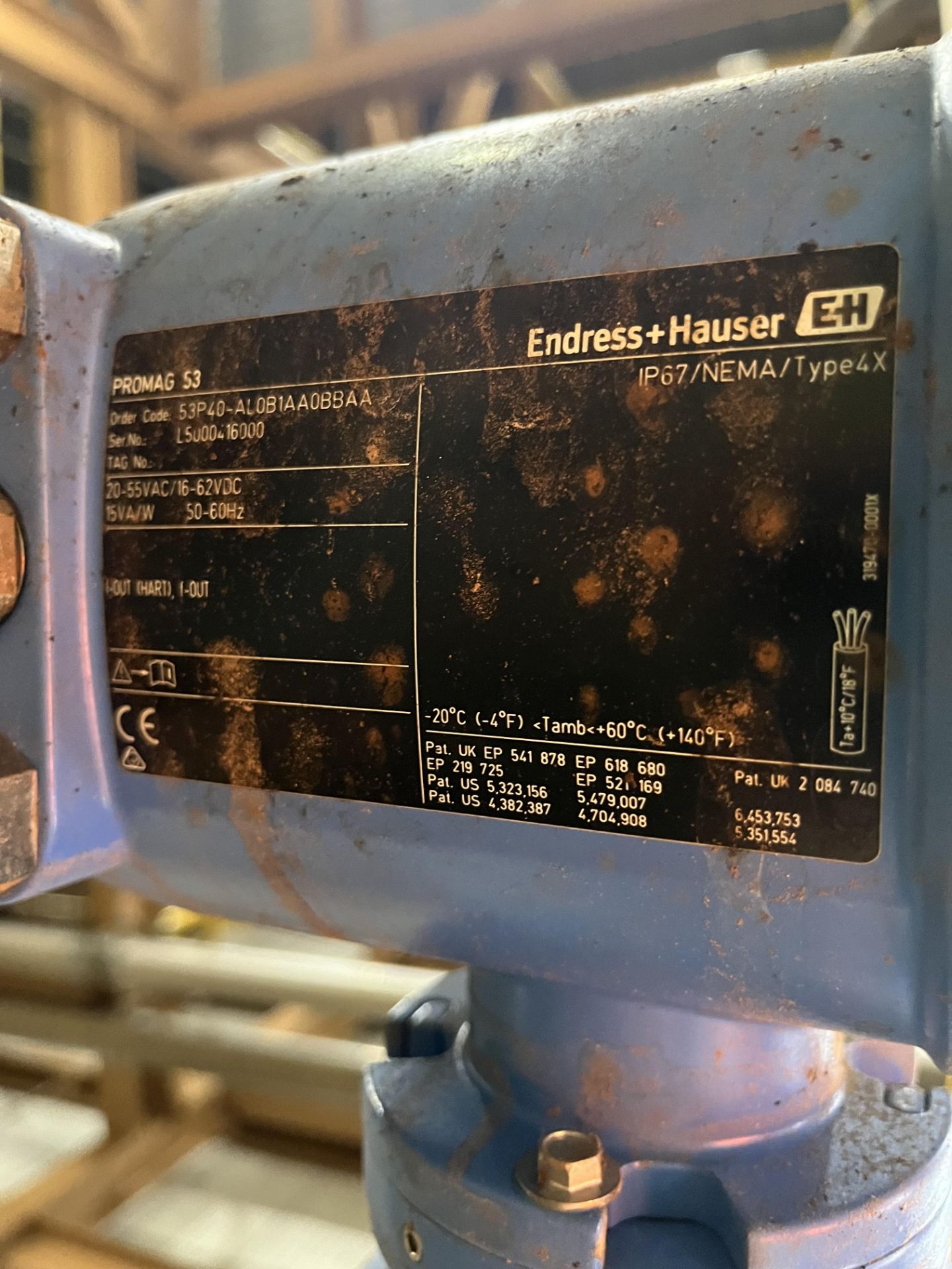 ENDRESS+HAUSER PROMAG P FLOW METER - Image 3 of 4