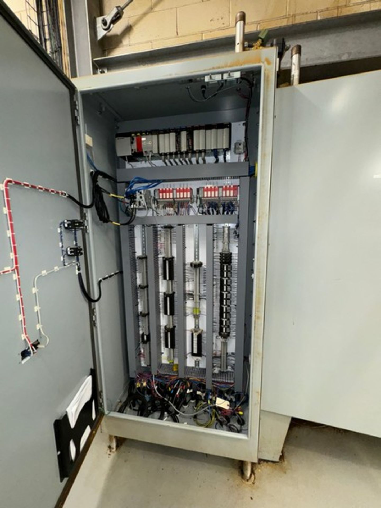 Single Door Control Cabinet, with Allen-Bradley 16-Slot PLC, & Other Present Control Components ( - Image 2 of 3