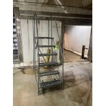 (3)COTTERMAN PUSH LADDERS ON WHEELS (Simple Loading Fee $137.50)