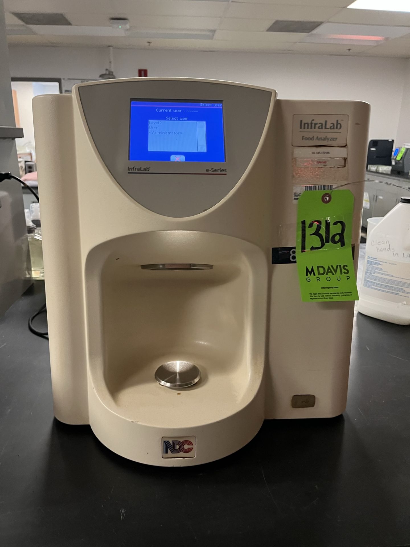 INFRALAB E-SERIES FOOD ANALYZER (Located Freehold, NJ) (Simple Loading Fee $220)