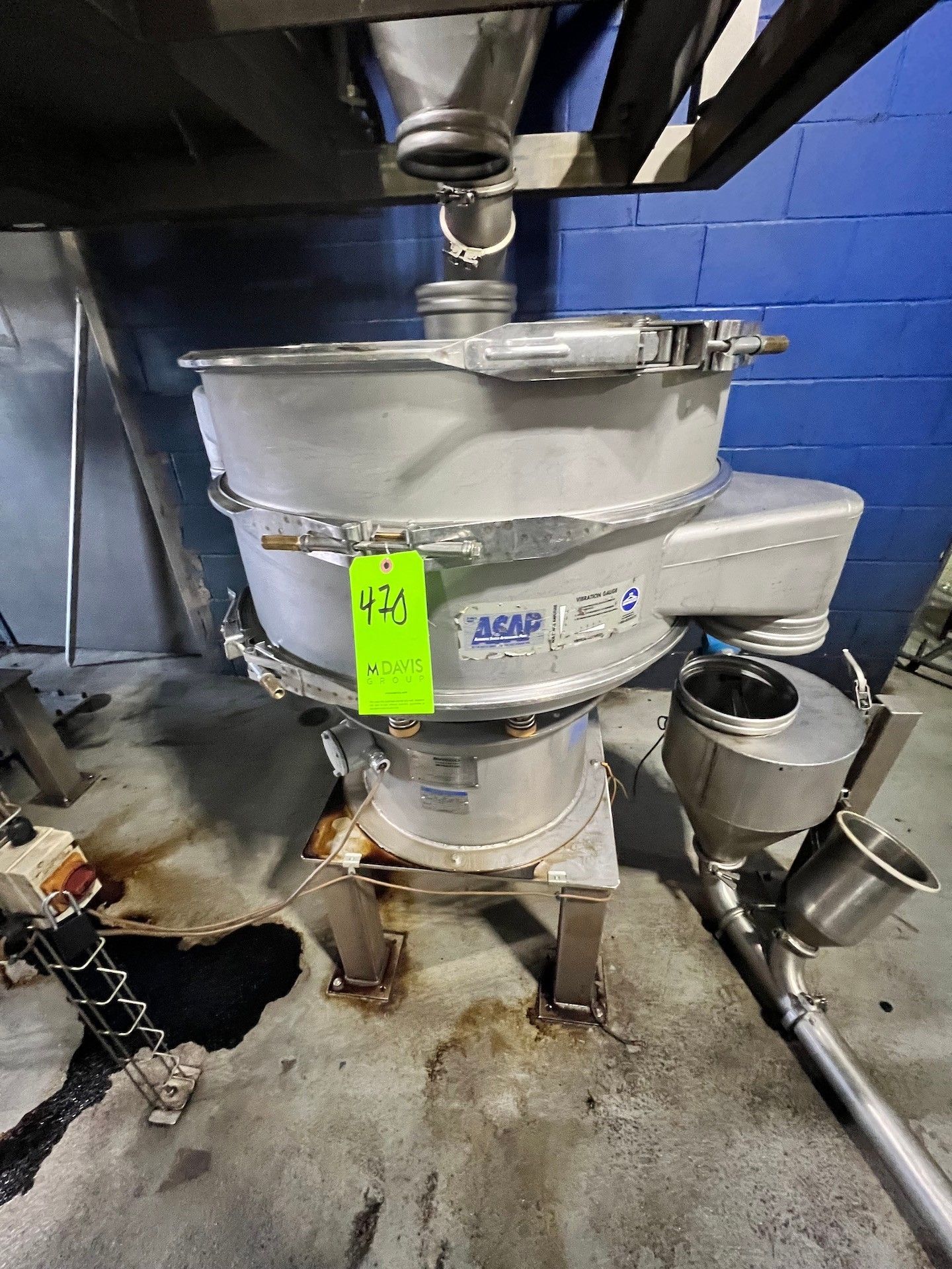 SWECO VIBRO-ENERGY APPROX 32 IN. W SEPARATOR, MODEL ZS30S866WSDSFTLWC, S/N 155788-A02/18, 1/2 HP ( - Image 2 of 5