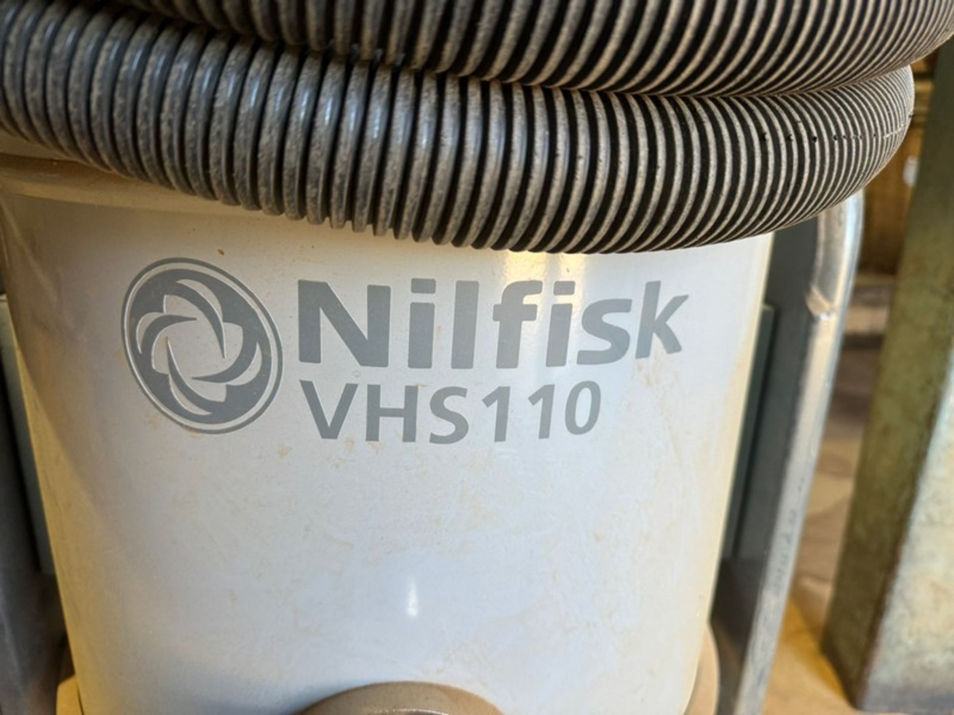 Nilfisks Portable Dust Collection, M/N VHS110, with Hose & Portable Frame (LOCATED IN FREEHOLD, N. - Image 3 of 5