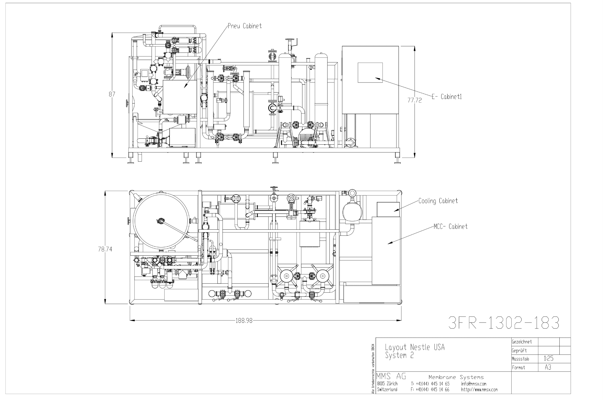 2017 A&B PROCESS SYSTEMS 600 GALLON MULTI-ZONE JACKETED PROCESSOR, S/N 1626700301, WITH TOP-MOUNT - Image 2 of 6