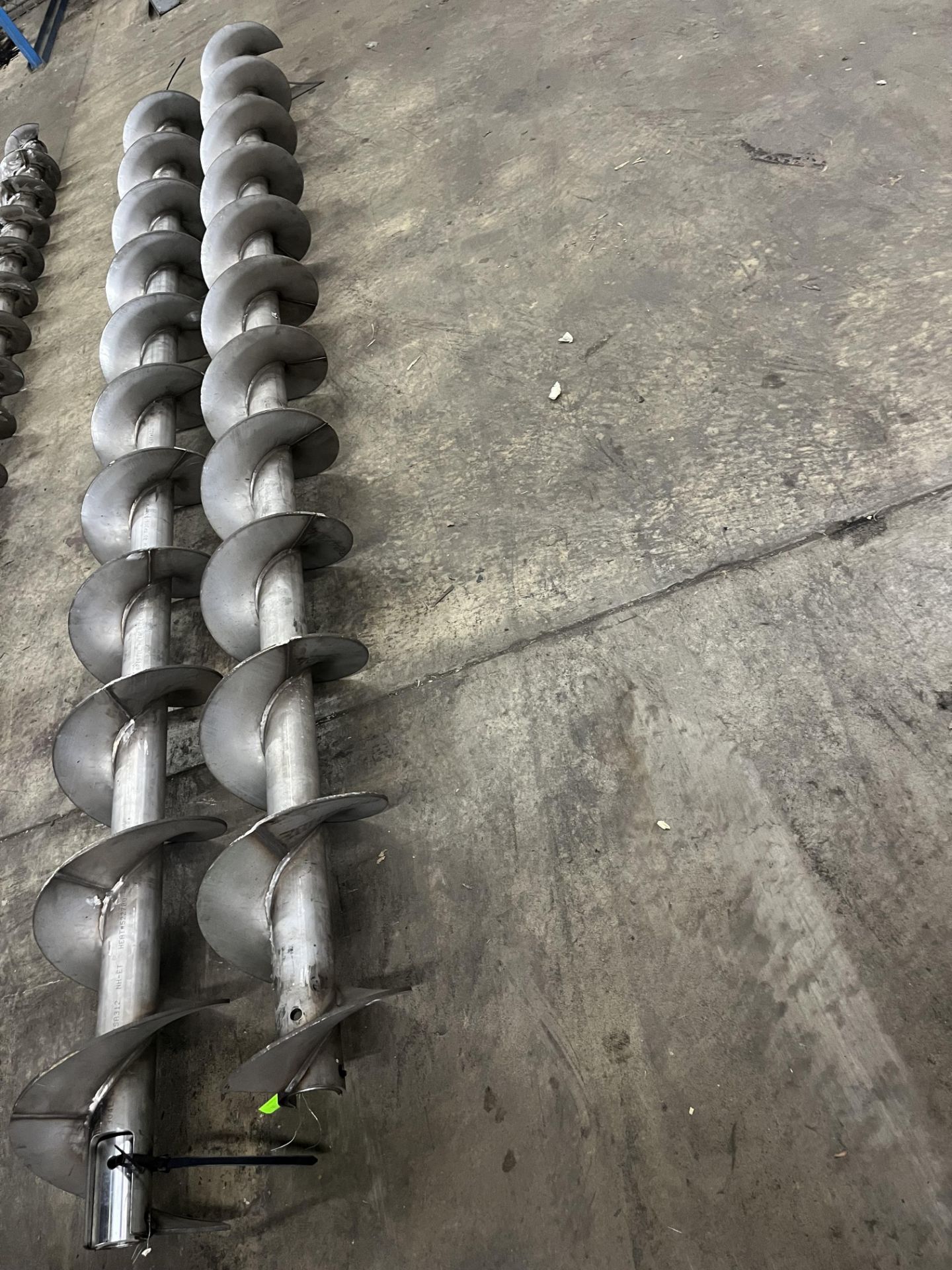 (2) STAINLESS STEEL SCREW AUGER