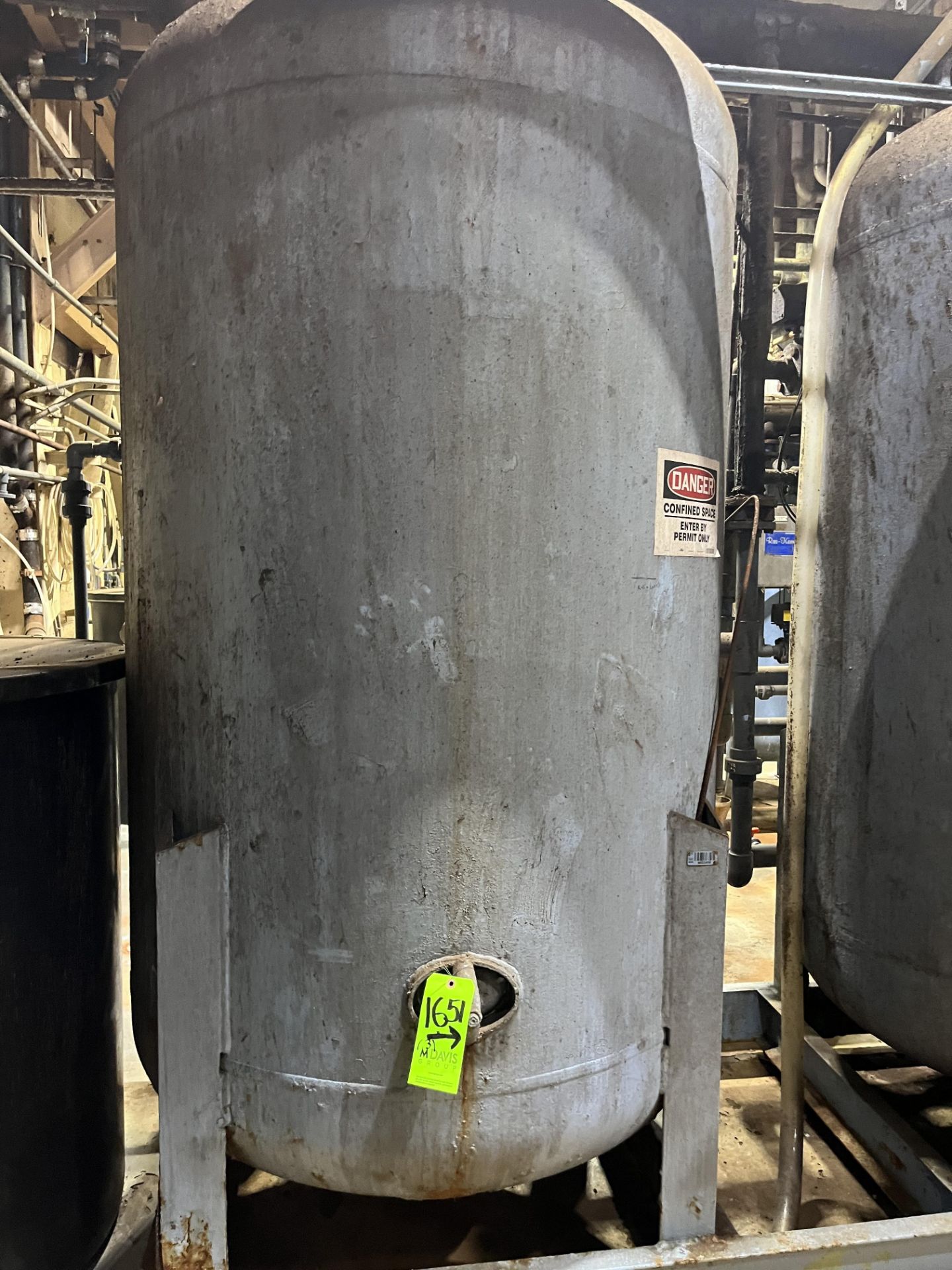 (3) FRICK VERTICAL WELL PRESSURE TANK - Image 2 of 7