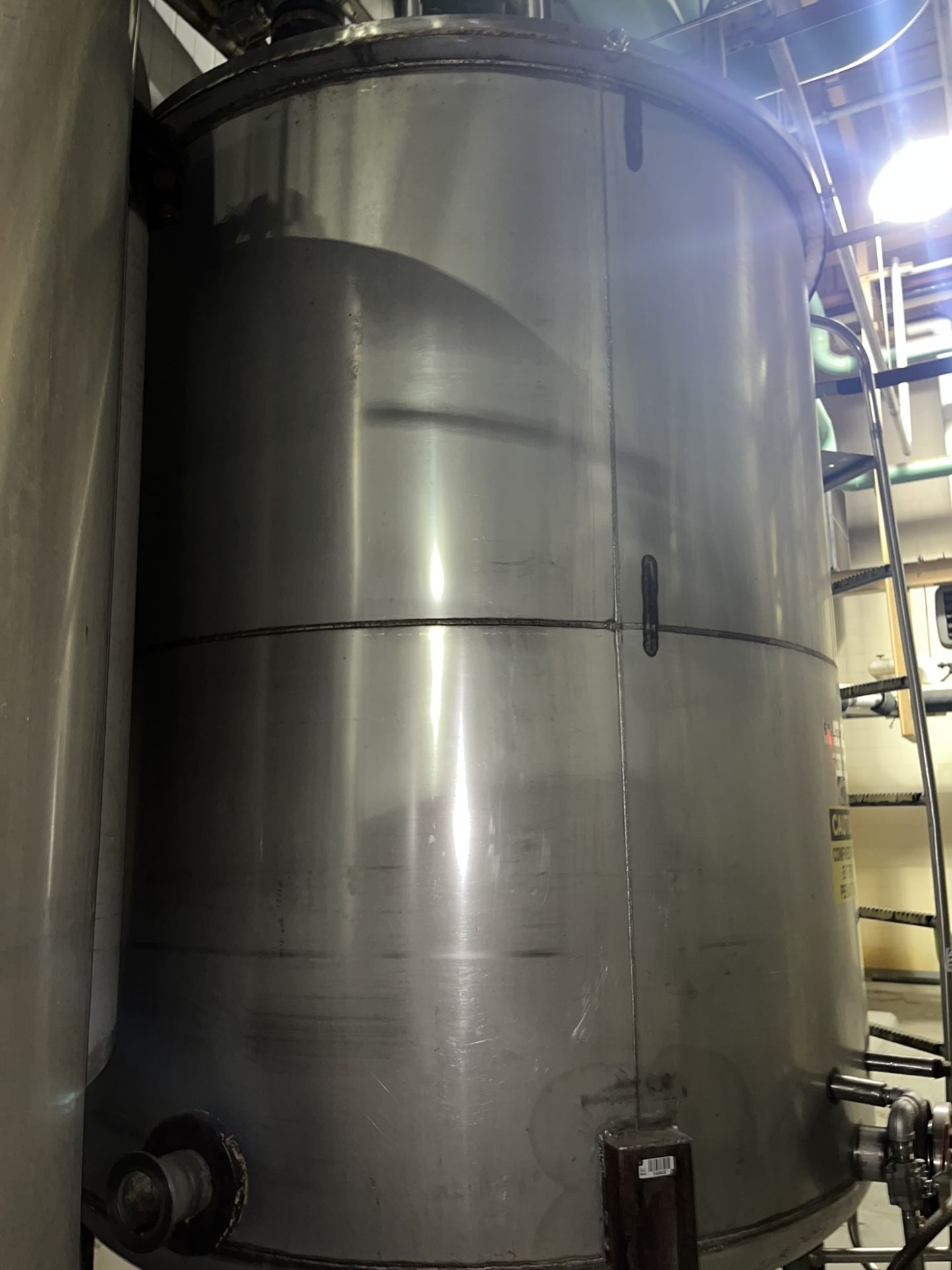 1200 GALLON STAINLESS STEEL 6% LIQUOR TANK (Located Freehold, NJ) (Simple Loading Fee $4,950) - Image 2 of 3
