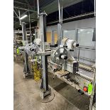 2014 Mi Tamp Blow Label Applicator, M/N 2200, with Stand (LOCATED IN FREEHOLD, N.J.)
