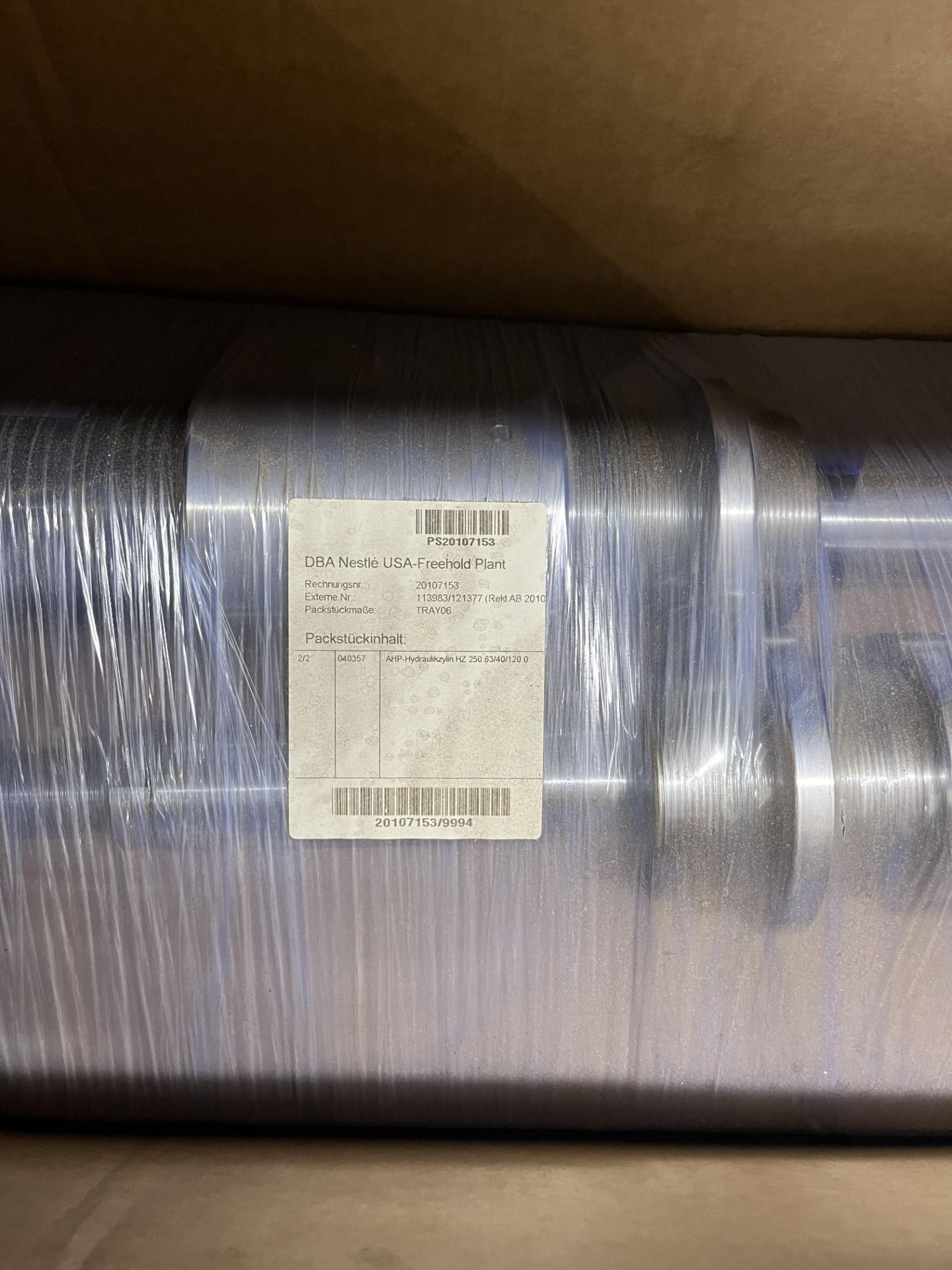 HYDRAULIC CYLINDER HZ 250 63/40/120.0 (NEW) - Image 2 of 4