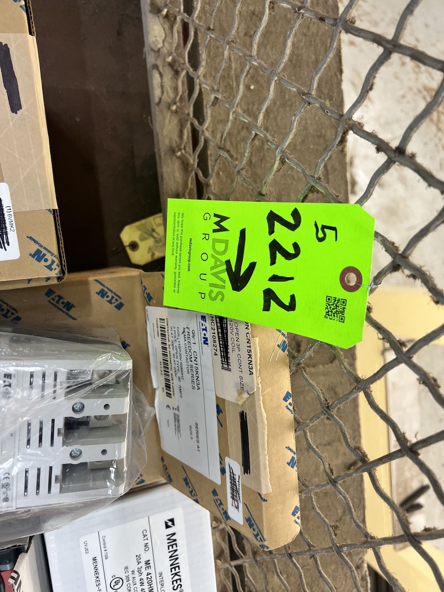 ASSORTED NEW EATON ELECTRICAL MRO, EATON AND MENNEKES, CONTACTORS, INTERLOCKED RECEPTABLES, AND MORE - Image 11 of 11