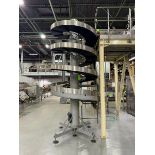 2013 AmbaFlex Spiral Conveyor, S/N 16496-01, with Aprox. 15” W Belt, with SEW Drive, Bottom to Top