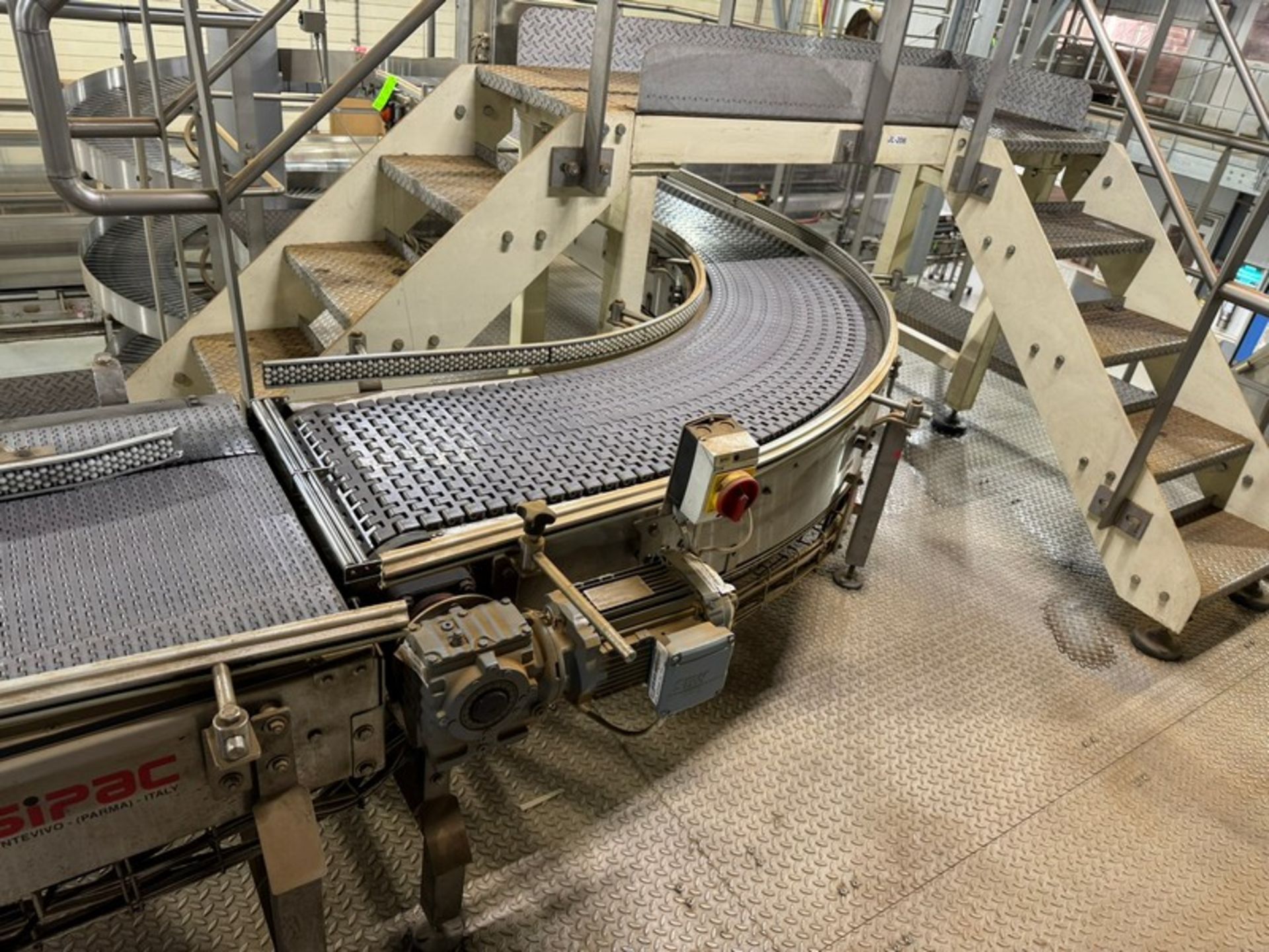 Section of Conveyor, with 1-Section of SIPAC Roller Conveyor, with 1-Section of 90 Degree Turn - Image 12 of 12