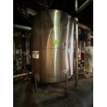 B&G MACHINE CO APPROX. 2,500 GALLON S/S TANK, APPROX 106 IN. H X 85 IN. W (SIMPLE LOADING FEE $2,