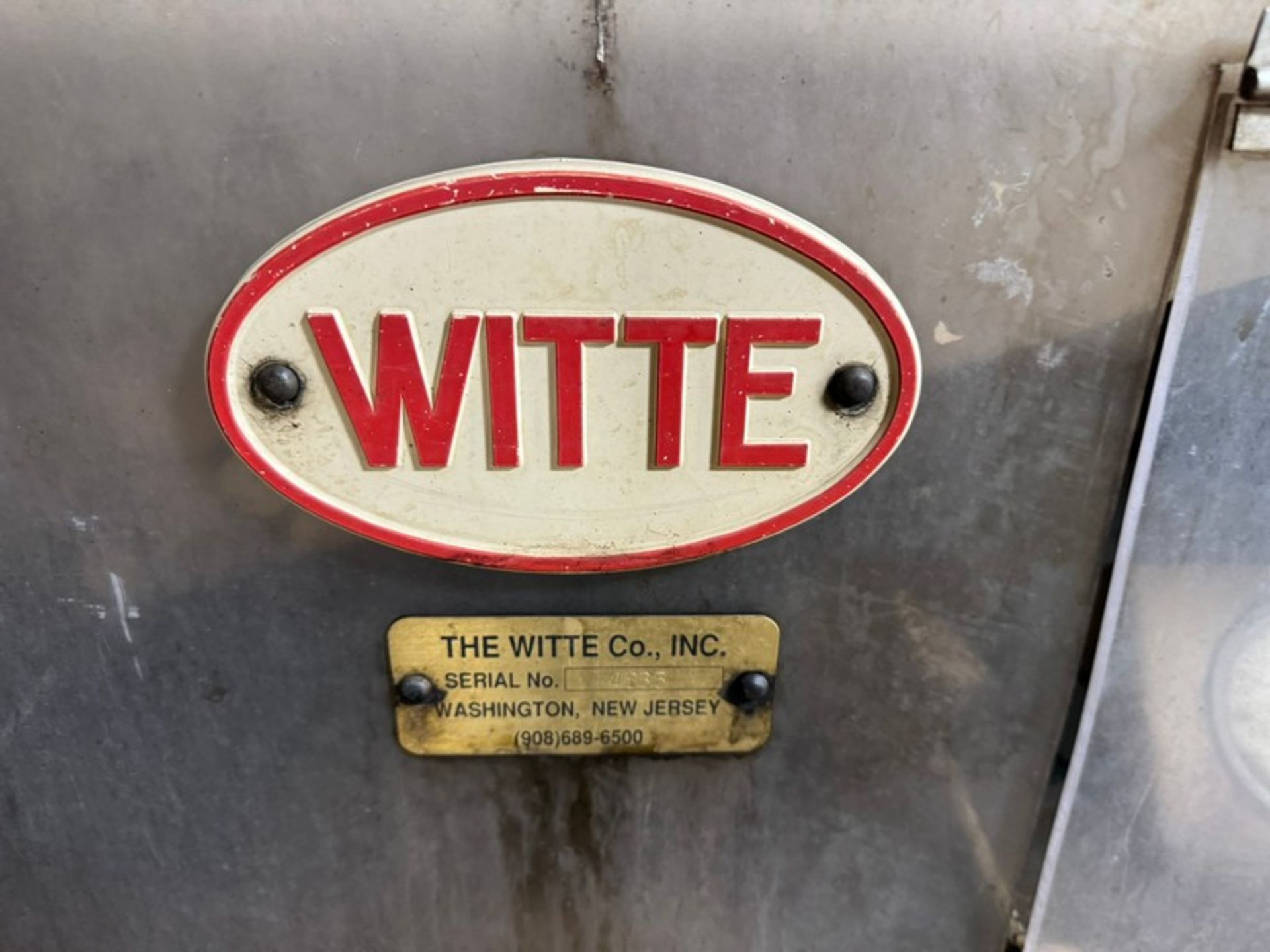 Witte Fluid Bed Dryer, Stainless Steel Design, S/N 4835, Overall Length: Aprox.: 25 ft. L, Mounted - Image 7 of 8