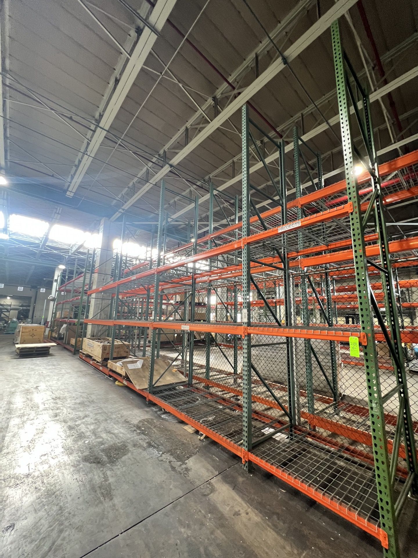 PALLET RACKING, 50 CROSS BEAMS AND 13 UP-RIGHTS - Image 3 of 6