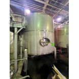 2019 JBF 3,780 GALLON S/S MIXING TANK, S/N 19948, TOP-MOUNT PROP STYLE AGITATION, APPROX. 108 IN.