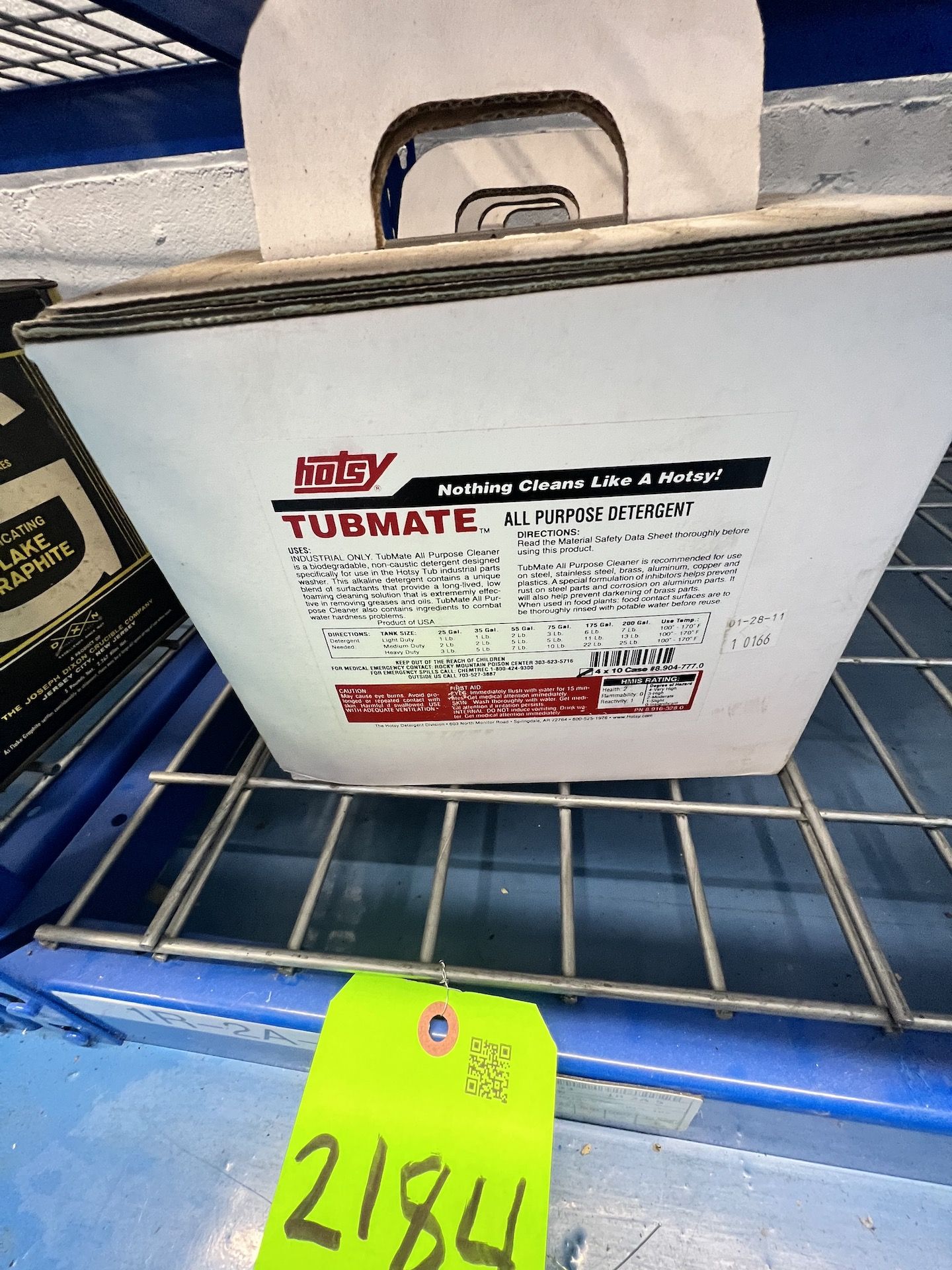 (4) BOXES OF HOTSY TUBMATE ALL PURPOSE DETERGENT - Image 2 of 2