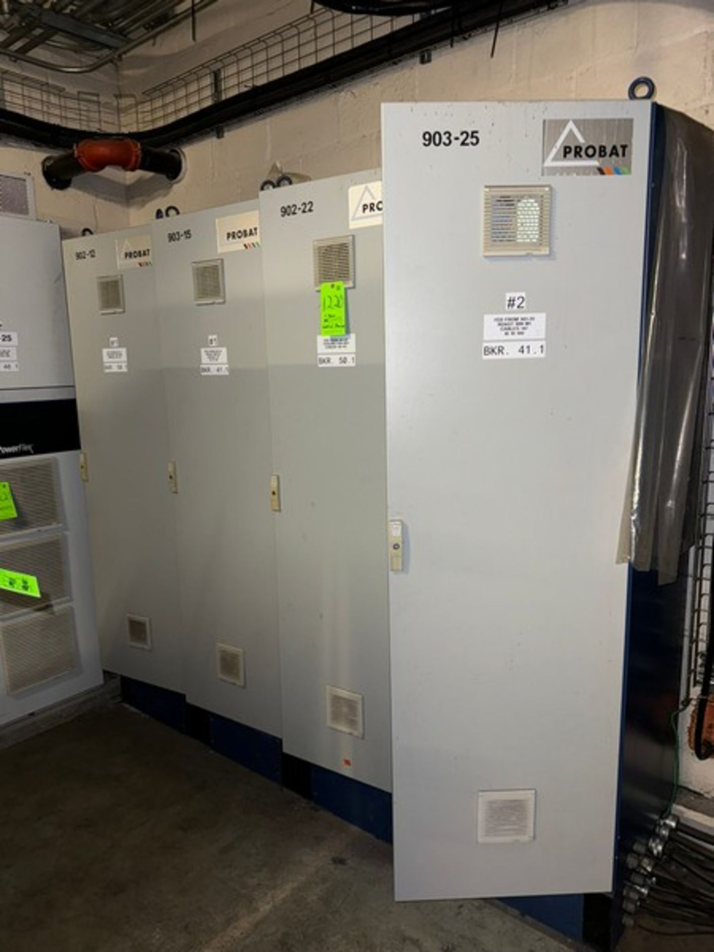 Probat 4-Door Control Cabinet, with (4) Allen-Bradley PowerFlex 700 VFDs (LOCATED IN FREEHOLD, N.