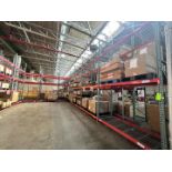PALLET RACKING, INCLUDES APPROX. 88 PALLET SPACES, 86 CROSS BEAMS AND 14 UP RIGHTS