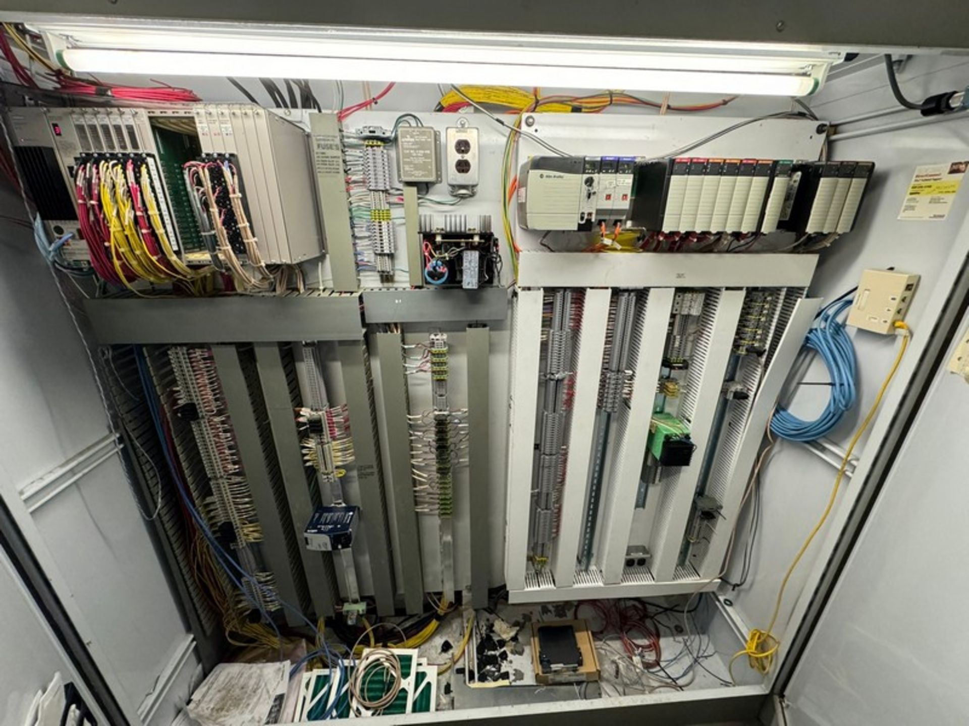 2-Door Control Panel, with Allen-Bradley 18-Slot PLC, & Other Associated Components, Overall Dims. - Image 3 of 7