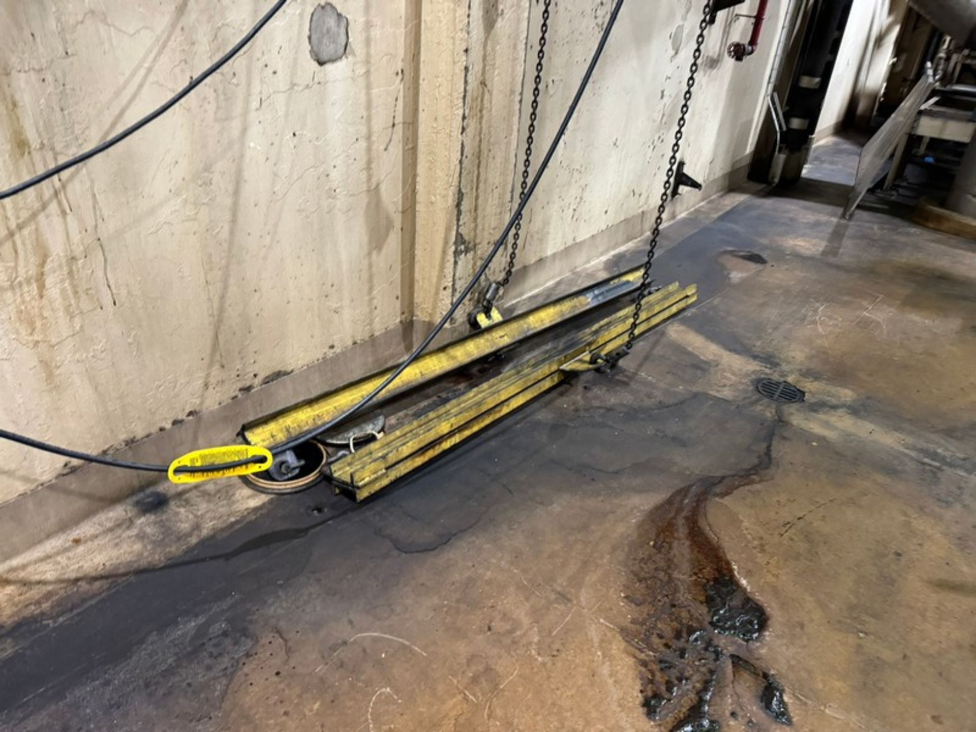(2) Coffing 1/4 Ton Electric Hoists, with (2) Spreader Bar Attachments, with Hand Controls ( - Image 3 of 5