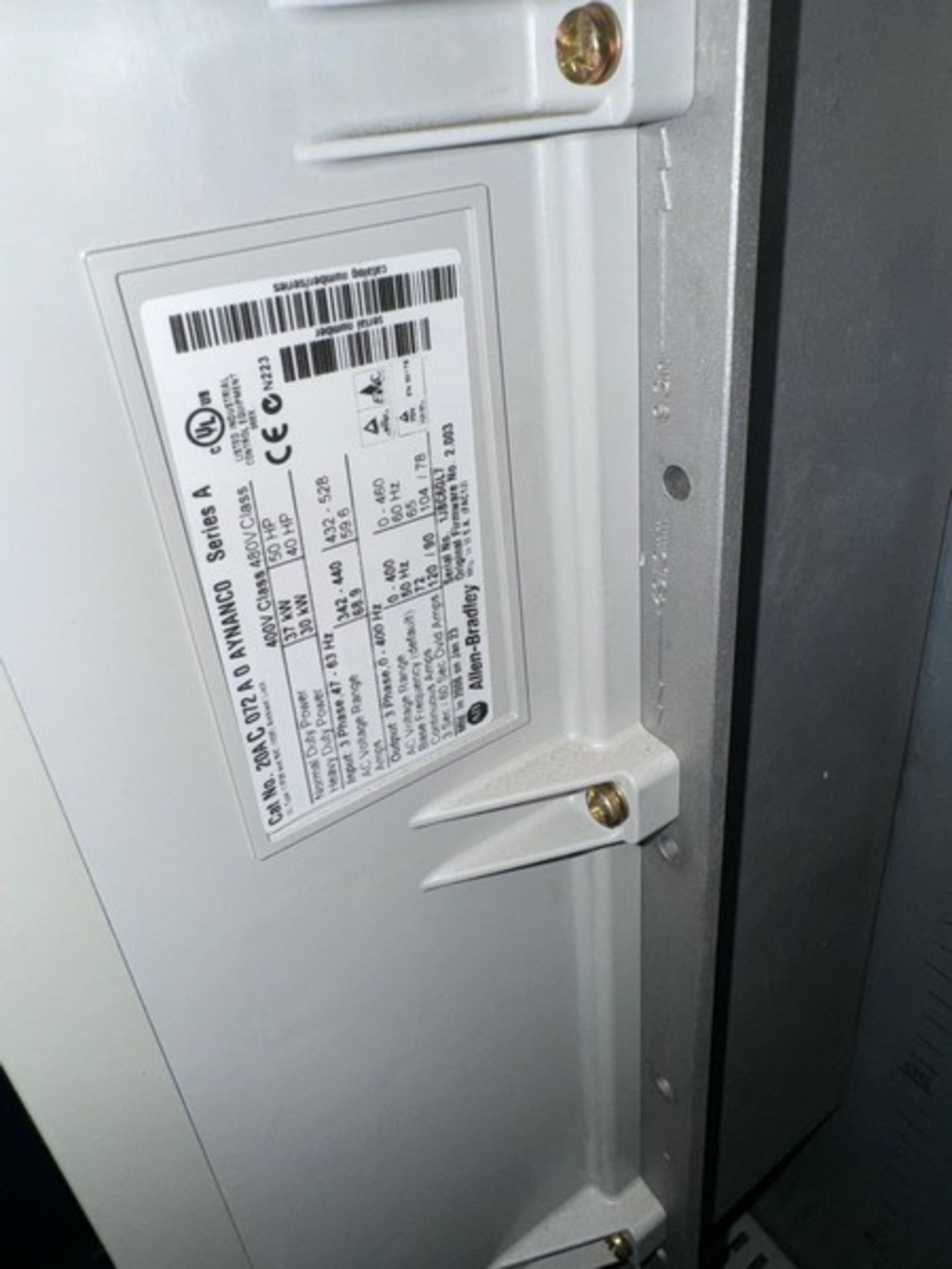 Probat 4-Door Control Cabinet, with (4) Allen-Bradley PowerFlex 700 VFDs (LOCATED IN FREEHOLD, N. - Image 6 of 8