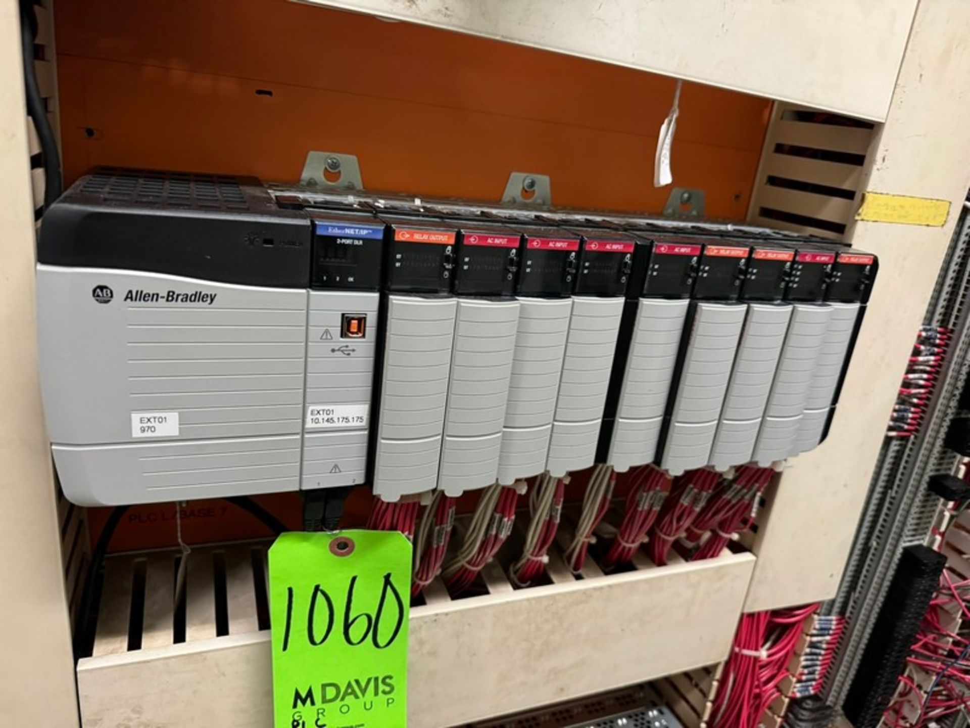 Allen-Bradley 10-Slot PLC (LOCATED IN FREEHOLD, N.J.) (Simple Loading Fee $275) (NOTE: CABINET NOT