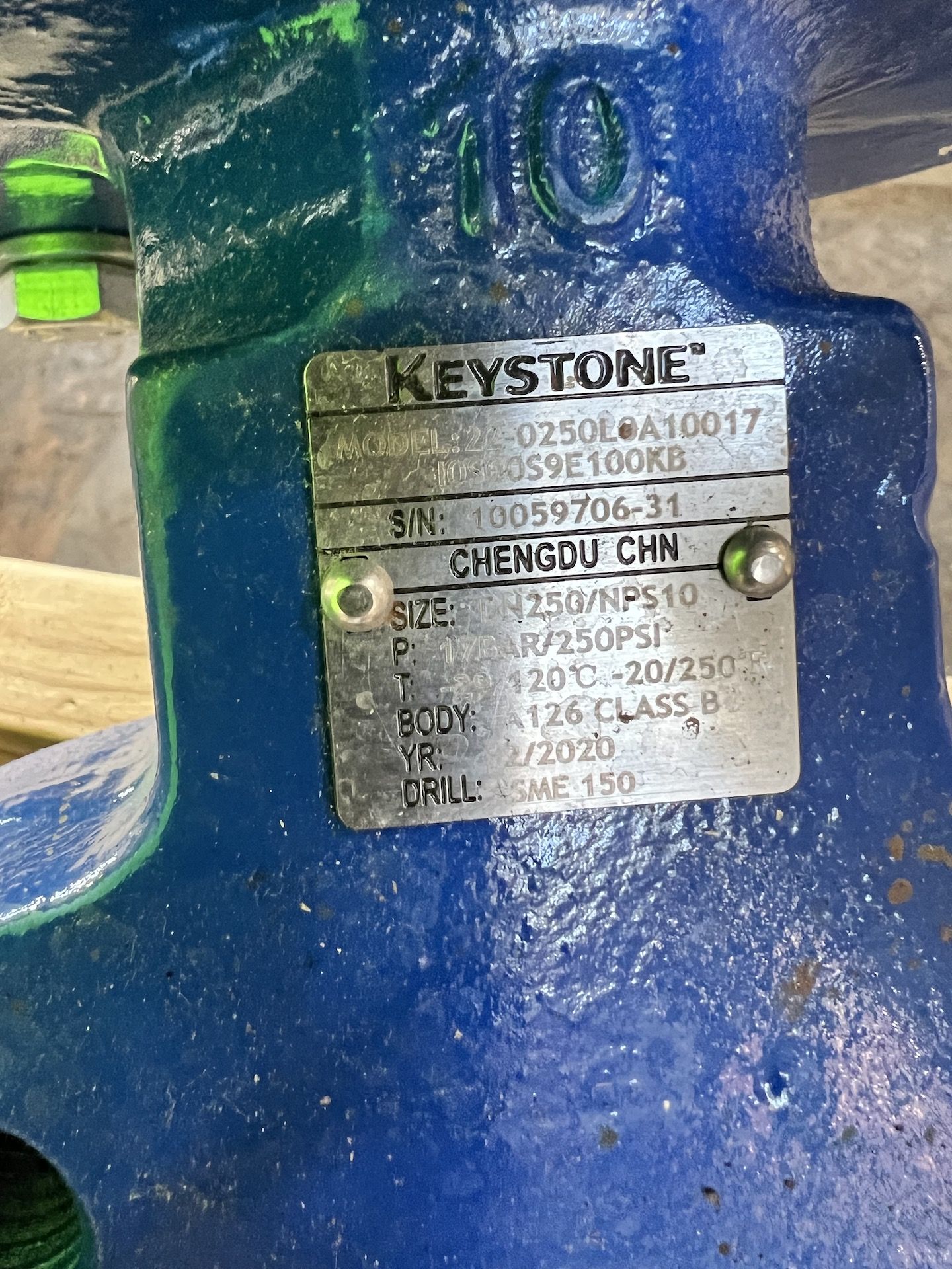 NEW 2020 KEYSTONE BUTTERFLY VALVE - Image 3 of 4