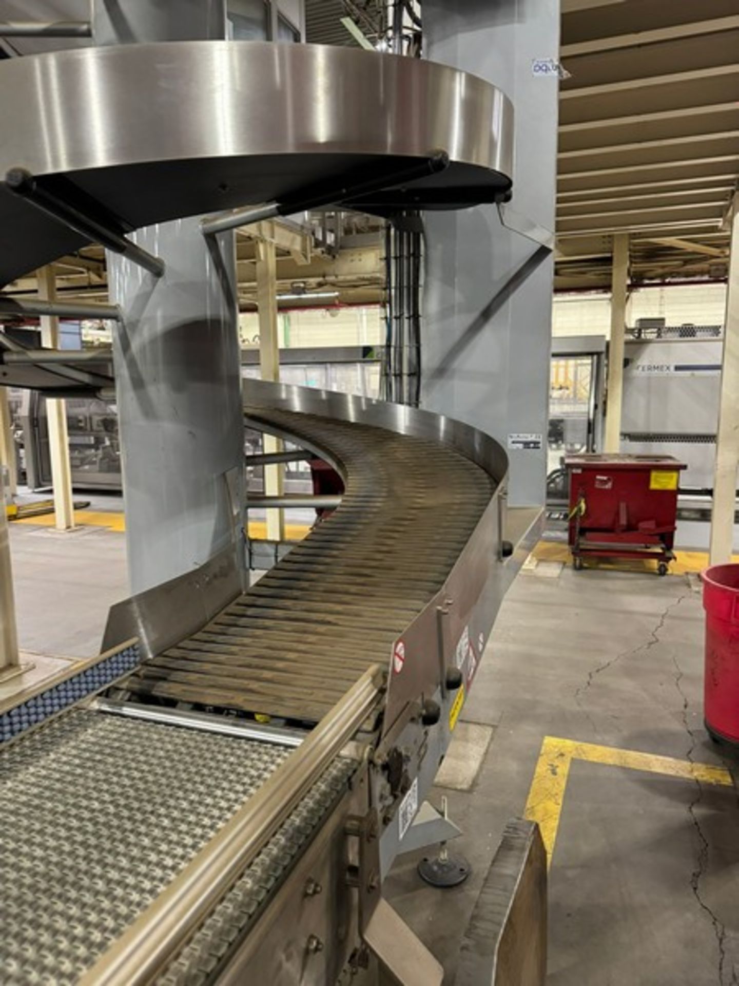 2018 AmbaFlex Spiral Conveyor, S/N 27749-01, with Aprox. 16” W Belt, with SEW Drive, Bottom to Top - Image 7 of 10