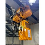 Harrington 3-Ton Electric Hoist, with Cross Beam (LOCATED IN FREEHOLD, N.J.) (Simple Loading Fee $