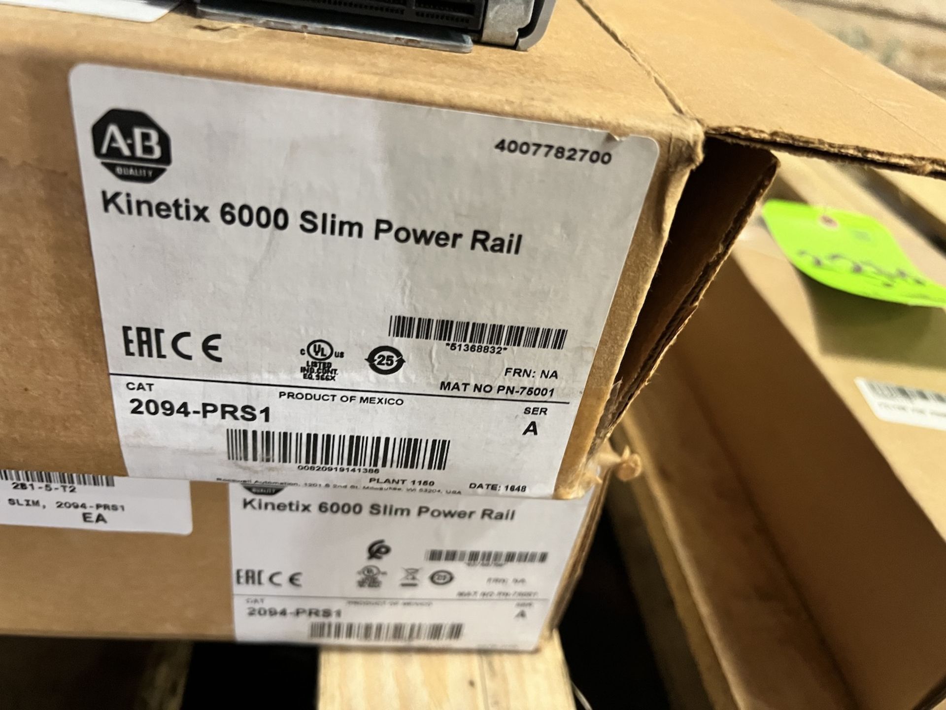 (2) ALLEN BRADLEY KINETIX 6000 SLIM POWER RAIL - Image 2 of 5