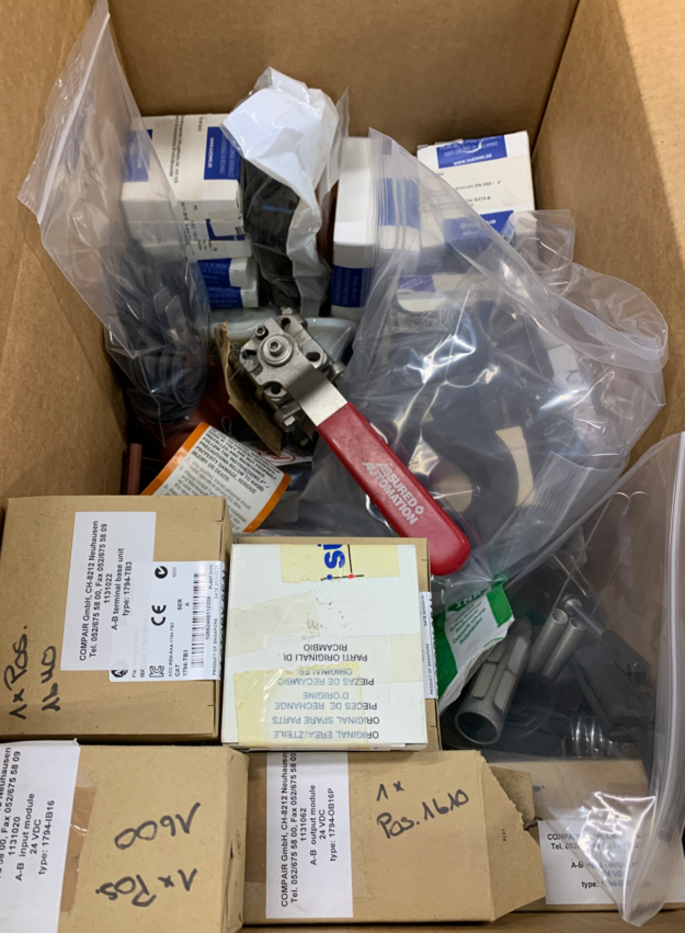 ASSORTED MRO AND SPARE PARTS, PLEASE SEE INVENTORY LISTS IN PHOTOS - Image 11 of 17