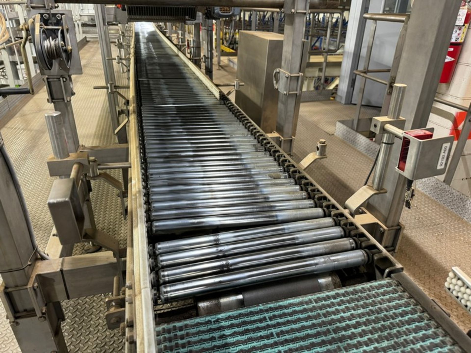 Section of Conveyor, with 1-Section of SIPAC Roller Conveyor, with 1-Section of 90 Degree Turn - Image 4 of 12