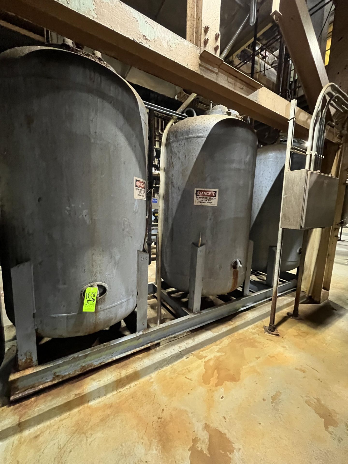 (3) FRICK VERTICAL WELL PRESSURE TANK